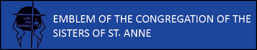 Emblem of the Congregation of the Sisters of St. ANNE
